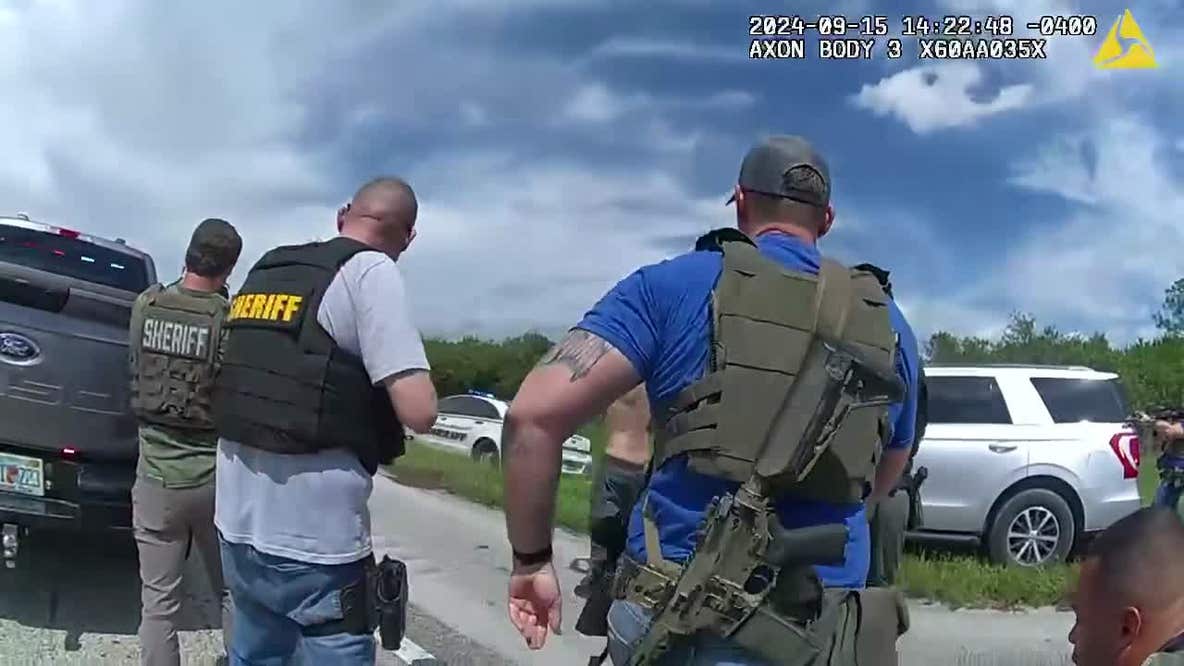 Body cam video shows Ryan Routh taken into custody